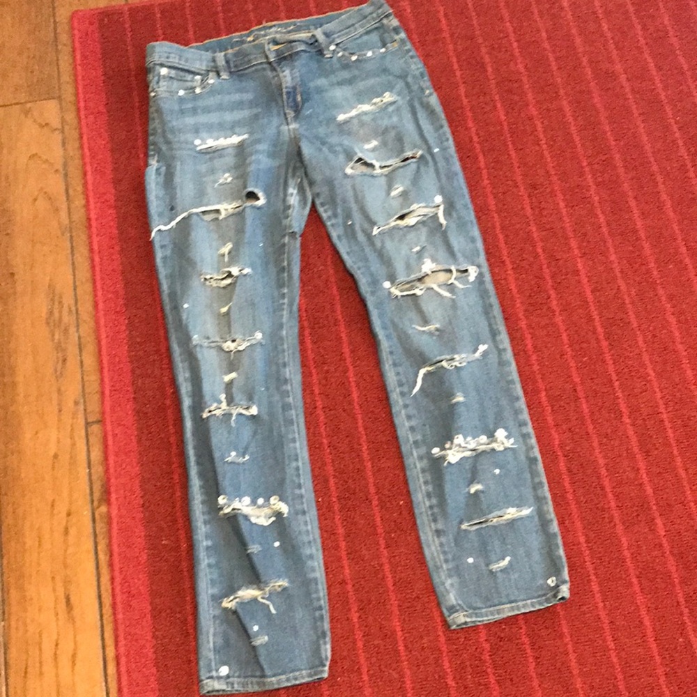 Hand Crafted Designed Jeans ⭐️.  Size 10